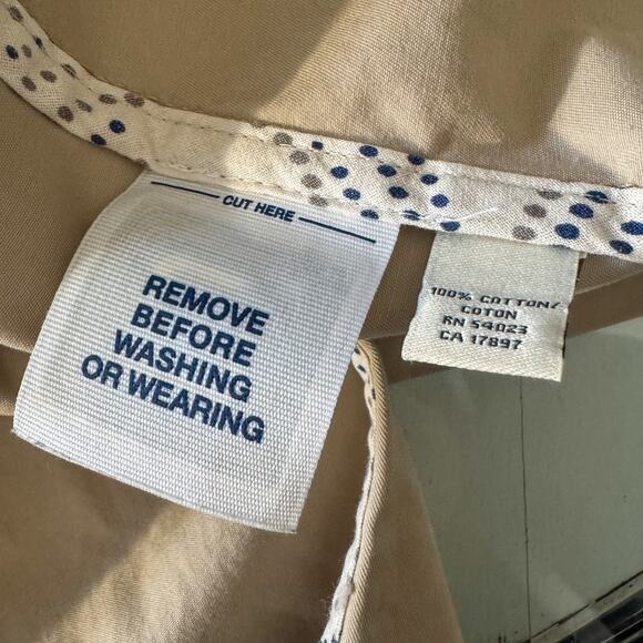 Old Navy Khaki Utility Trench Jacket | Safari Style Long Coat (Size M) - Picture 5 of 6